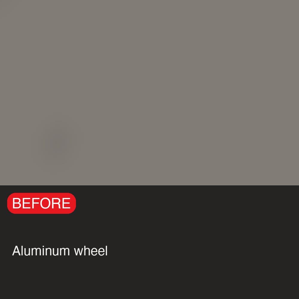 Aluminum wheel before refinish