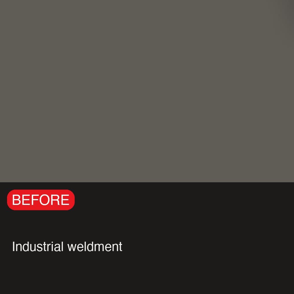 Industrial bracket before coating